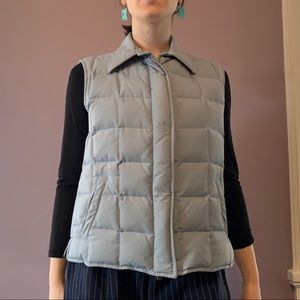 Loro piana blue puffer vest
